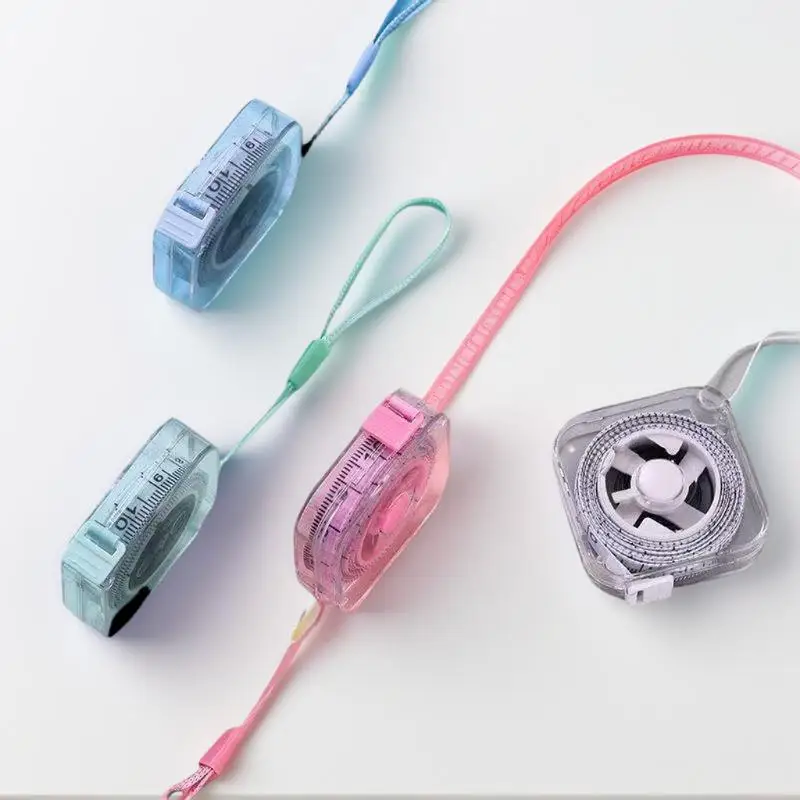 2-Meter Mini Metric And Imperial Durable Measuring Tape Multifunctional And High-precision Household Shrinkage Measuring Tape