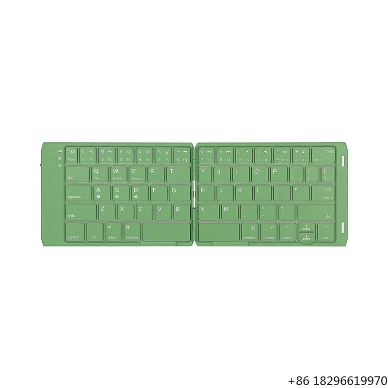 Foldable Portable Wireless Keyboard Custom Logo Plug Play Desktop Phone Tablet Laptop Keyboard
