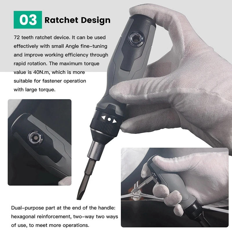 ARROWMAX (41 in 1) Ratcheting Screwdriver Set Versatile Ratchet Manual Screwdriver Bit Set for DIY and Professional Projects