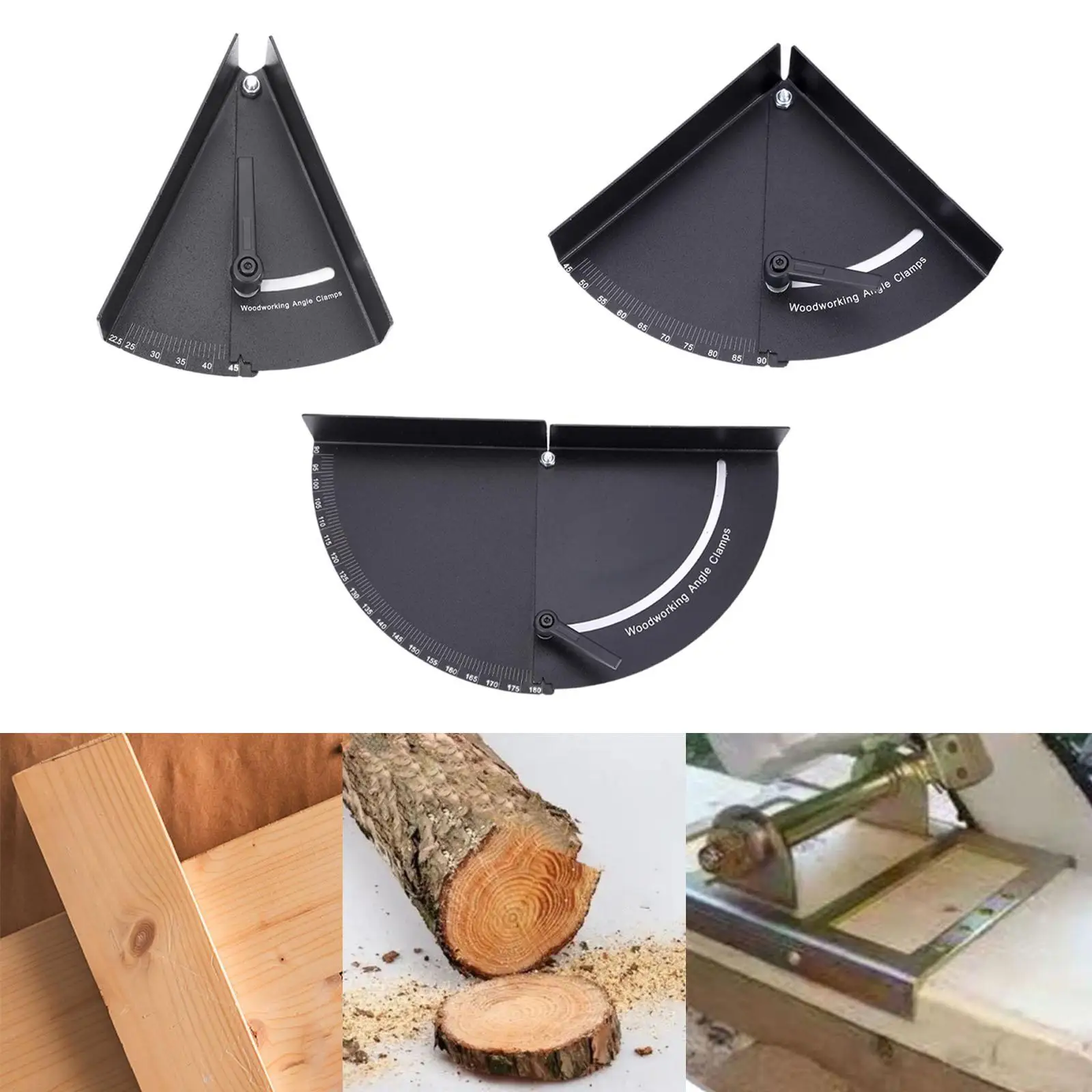 Abrazadera de ángulo ajustable, fijador de ángulo de aleación de aluminio, sujeción de esquina ajustable