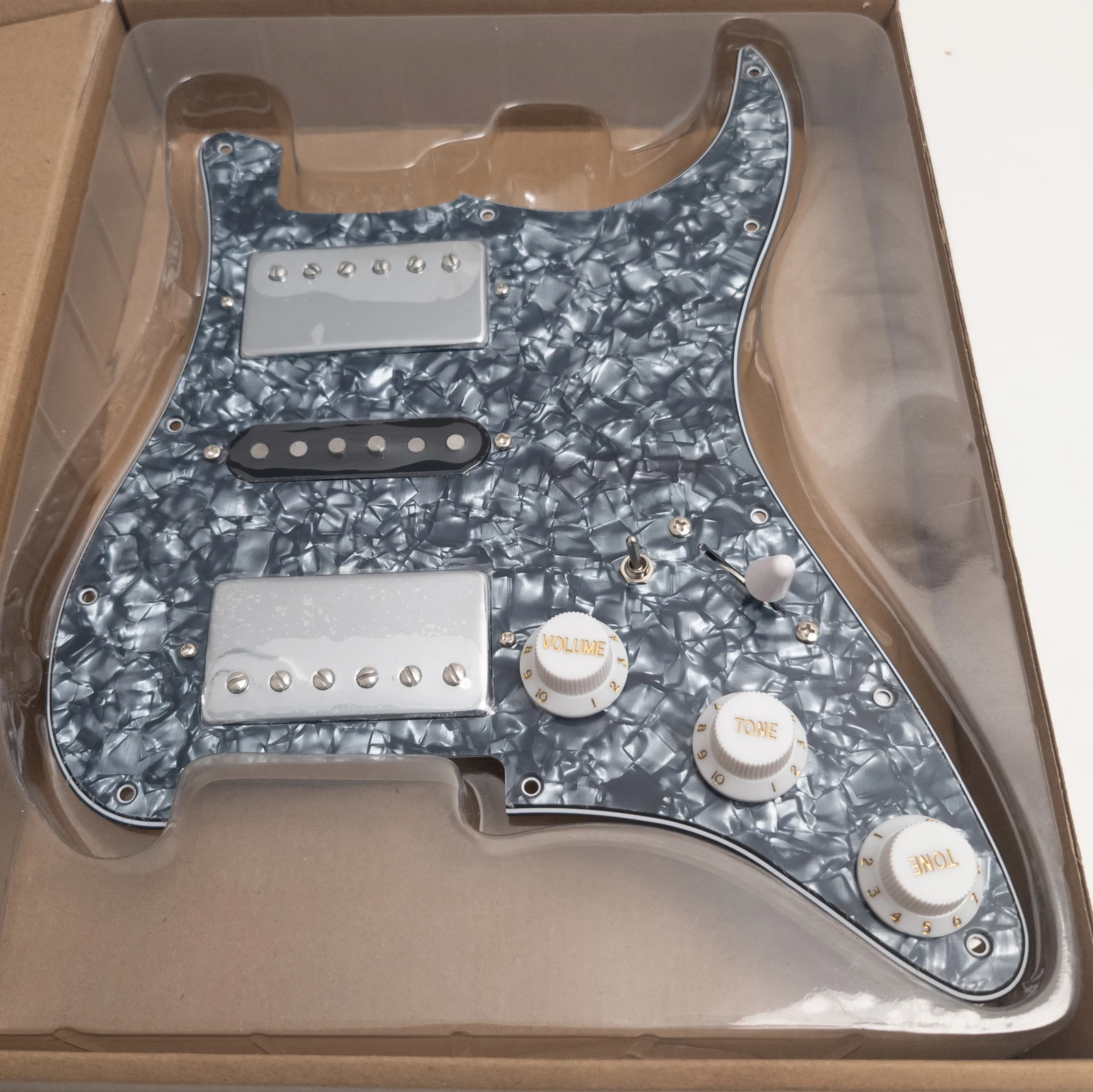 

HSH Guitar Prewired Loaded Pickguard with Alnico 5 Humbucker Pickups Set for ST Electric Guitar Replacement Parts