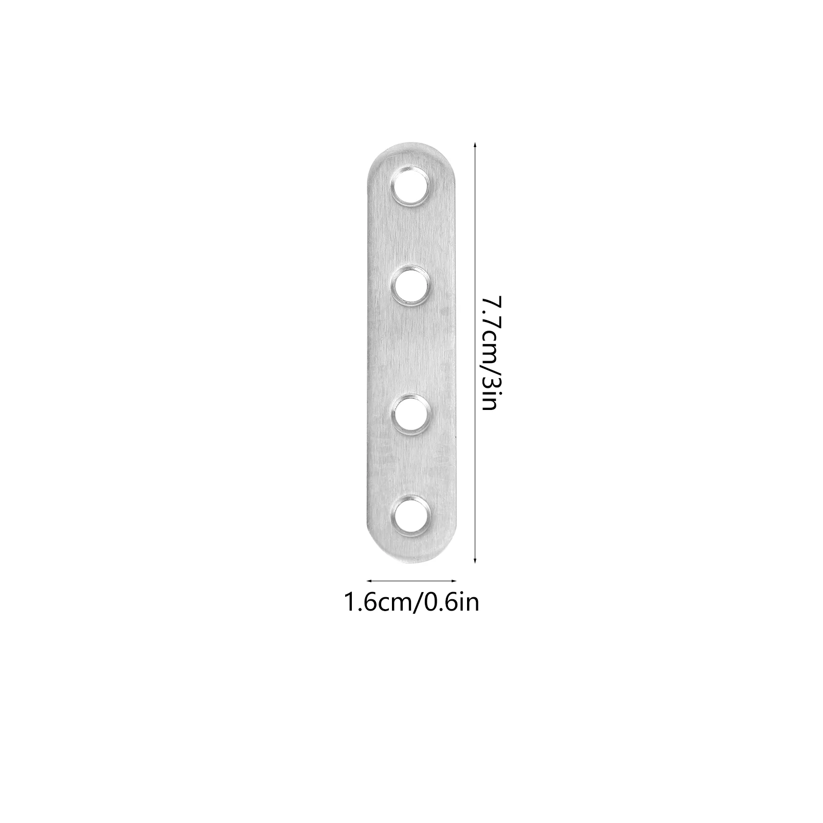 Straight Steel Brace Corner Brace Straight Metal Corner Bracket Mending Corner Brace Rust Proof Wardrobe Cabinet Hardware