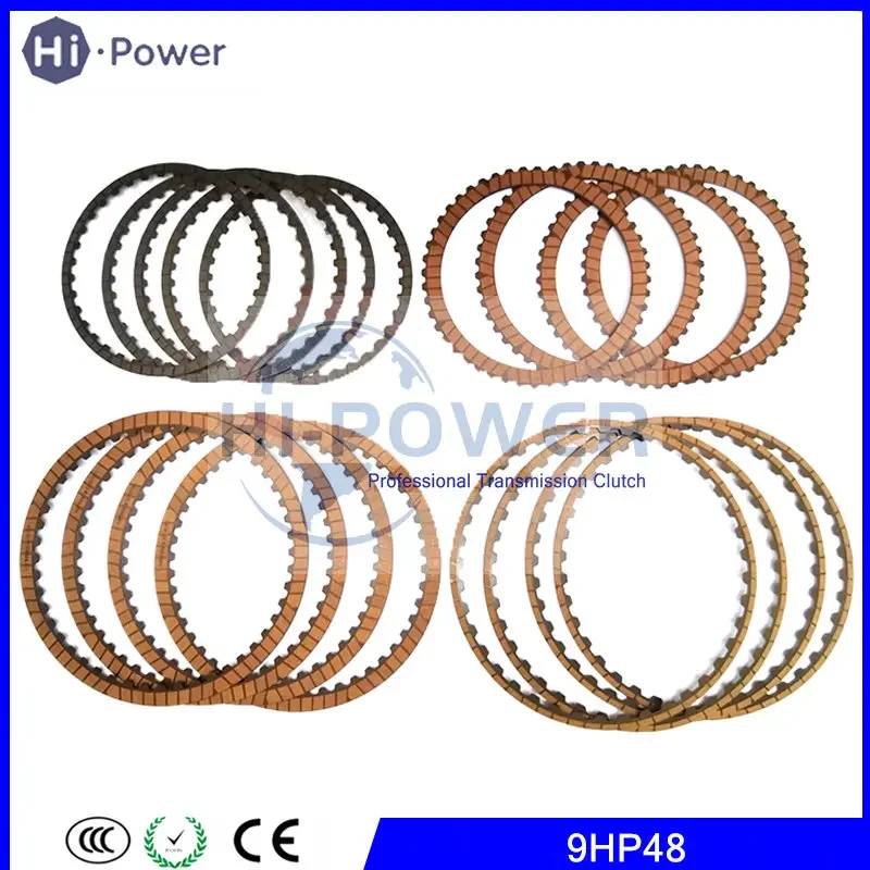 

ZF9HP48 9HP-48 Automatic Transmission Clutch Plates Friction Plate For Land Rover Jeep Car Accessories Gearbox Clutch Disc 9HP48