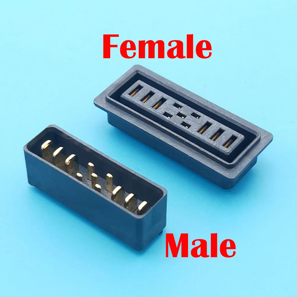

1pcs Battery Connector 11Pin Holder Clip Slot Contact Male and Female plug M30 Battery Connector Socket For Drone