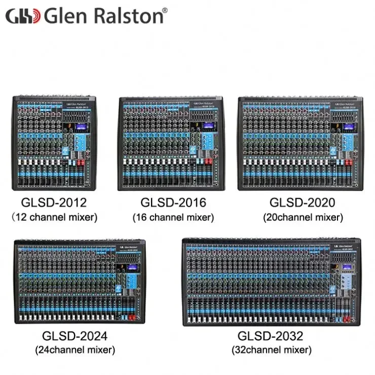 Glen Ralston Manufacturer Supplier Professional Mixer Digital Audio Mixing Console