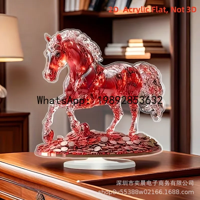 

Instant success acrylic flat ornament living room desktop ornament home decoration