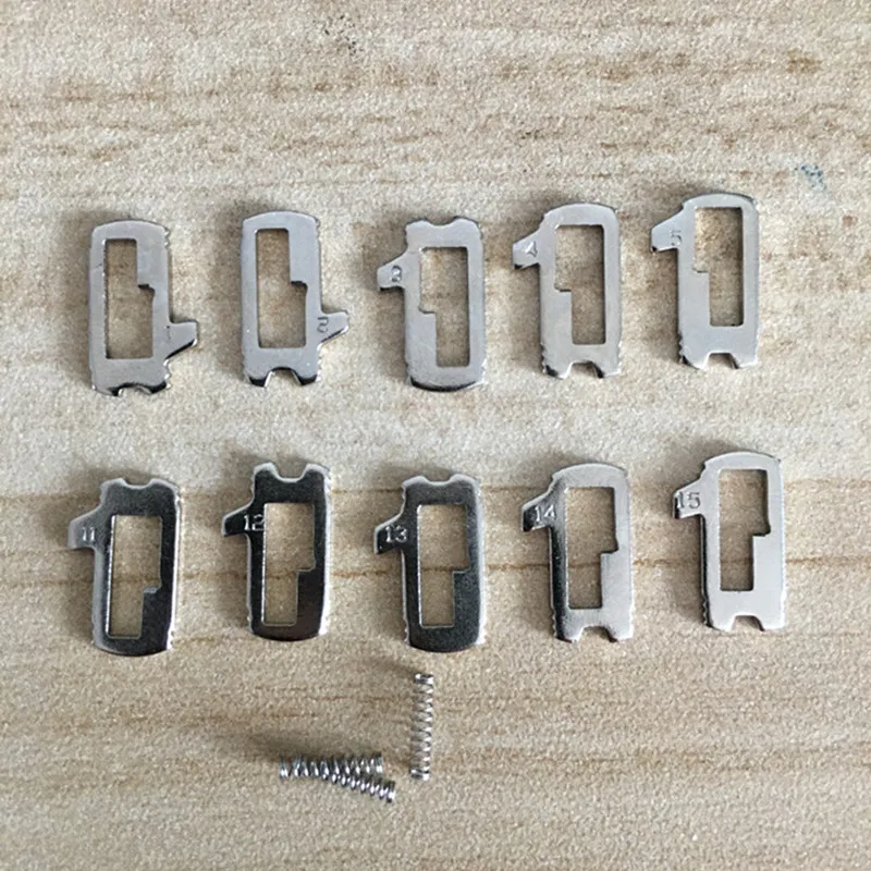 200Pcs/lot for HU101 brass Car Lock Repair Accessories Car Lock Reed Lock Plate For ford Focus 10 types each 20pcs