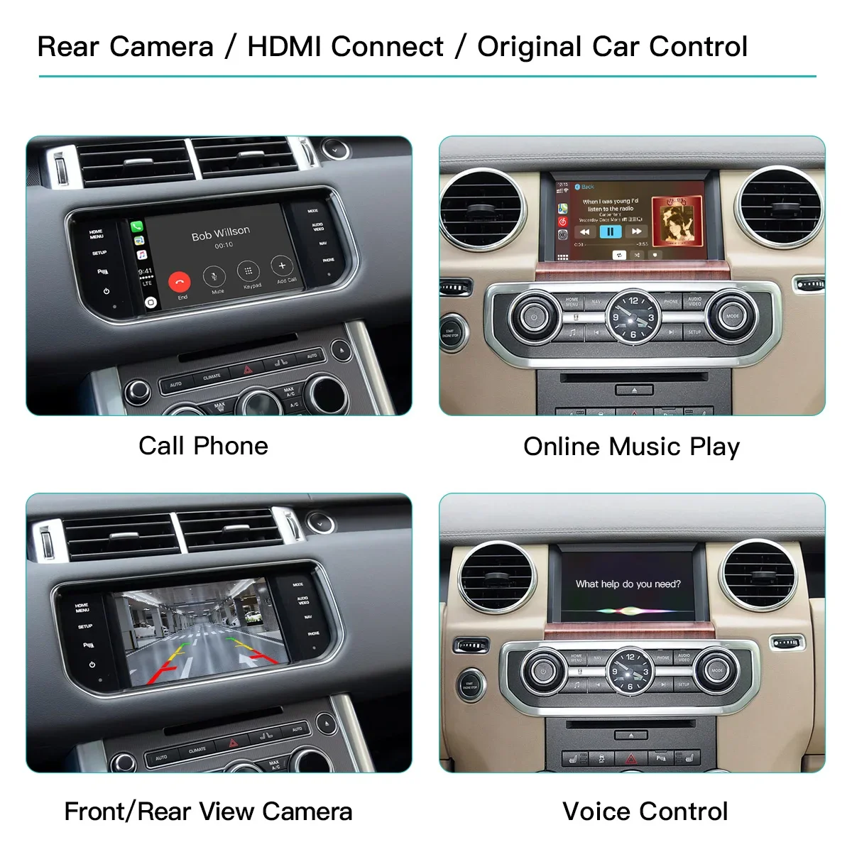 Kit Autoabc Wireless Apple Carplay per Land Rover Jaguar Bosch Harman System Wireless Android Auto accessori Radio