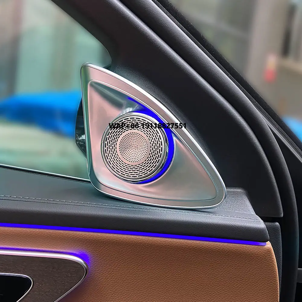 

4D Rotary Treble Tweeter Ambient Light Front Door Tweeter Speaker for W214 Plug and Play OEM Sync