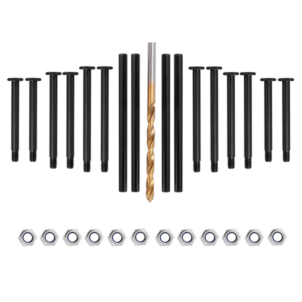 Hardened Medium Carbon Alloy Steel Front and Rear Suspension A‑Arm PIN for 1/8 6S RC Vehicle Upgrade Accessories