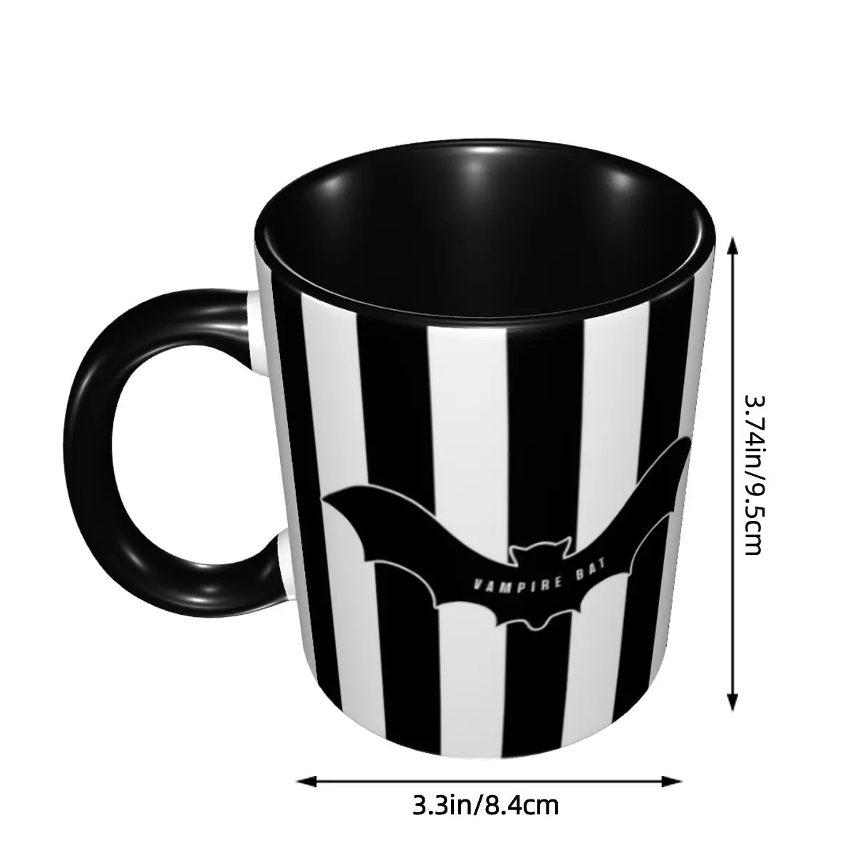 Vampire Bats Mug Custom Halloween Goth Occult Witch Coffee Ceramic Mug Cup Creative Gift
