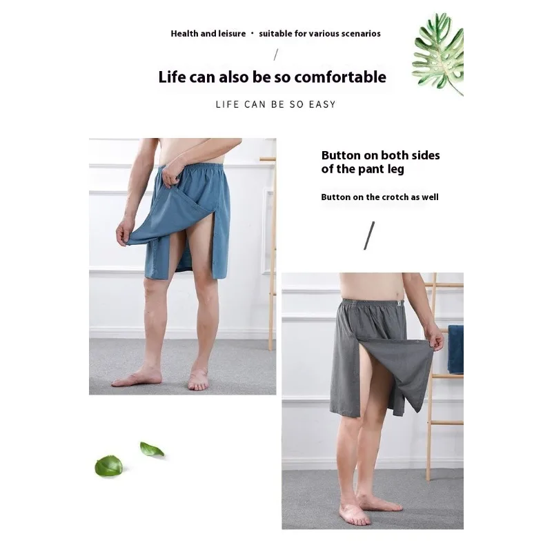 Massage Therapy Pants Split Leg Design Loose Fit Spa Uniform Unisex Thai Foot Care Practitioner Breathable Comfortable Trousers