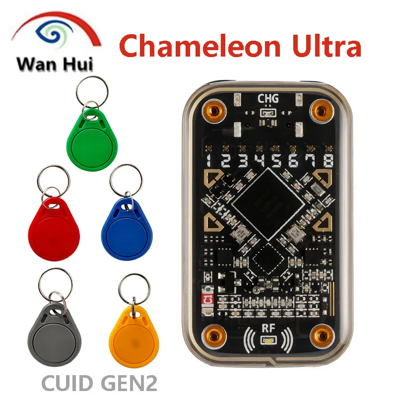 Upgrade Chameleon Ultra V2.0 RFID Smart Card Emulator 125Khz 13.56Mhz IC ID Card Decode NFC Duplicator