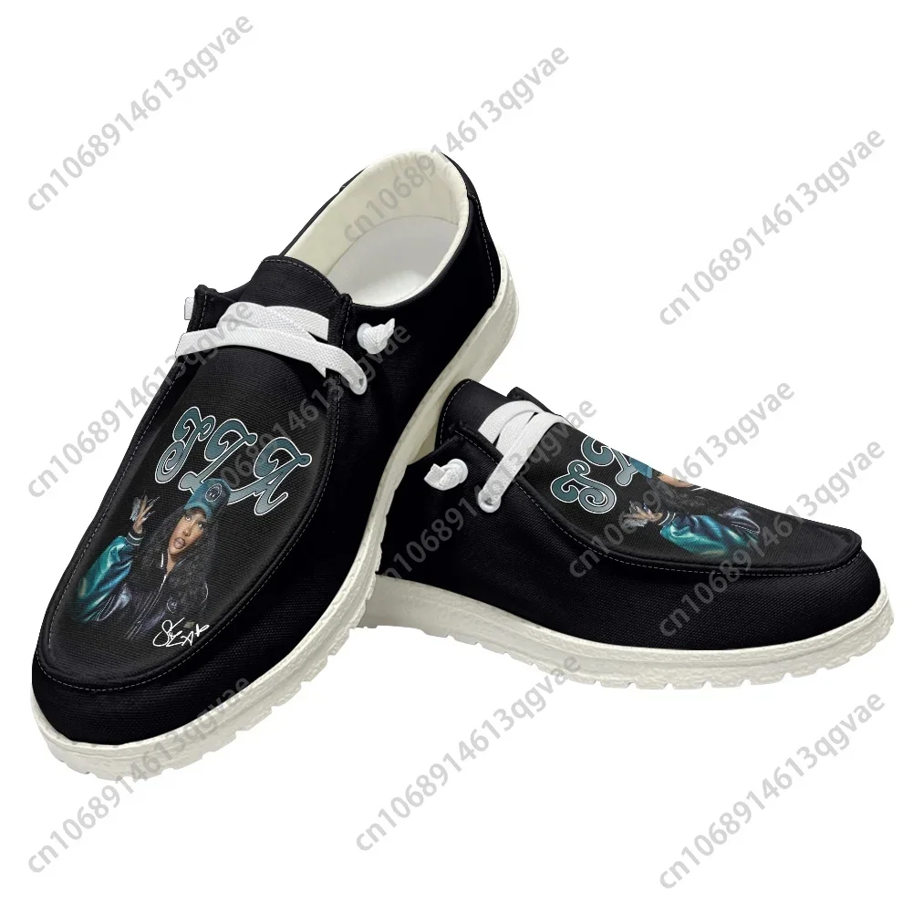 Sza Music American Singer Kill Bill Casual Shoes Flat Shoe Men Woman Breathable Outdoor Lightweight Footwear Custom Made Shoes