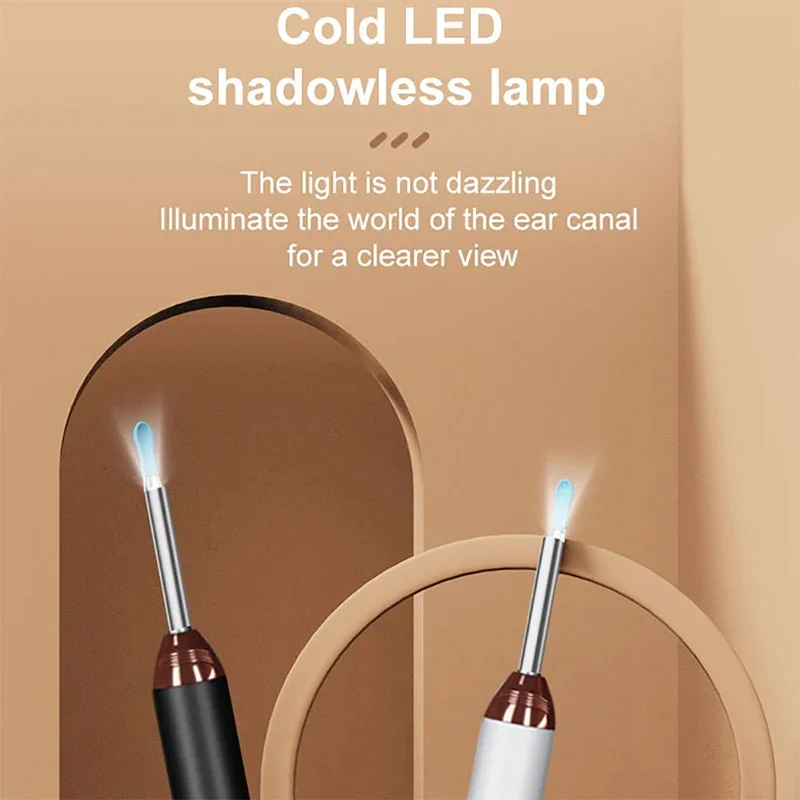 Tinsol الذكية البصرية الأذن الأنظف اللاسلكية واي فاي خلال أذني منظار الأذن كاميرا Borescope مضيئة الأذن الشمع الرعاية الصحية الأذن نظافة عدة #4