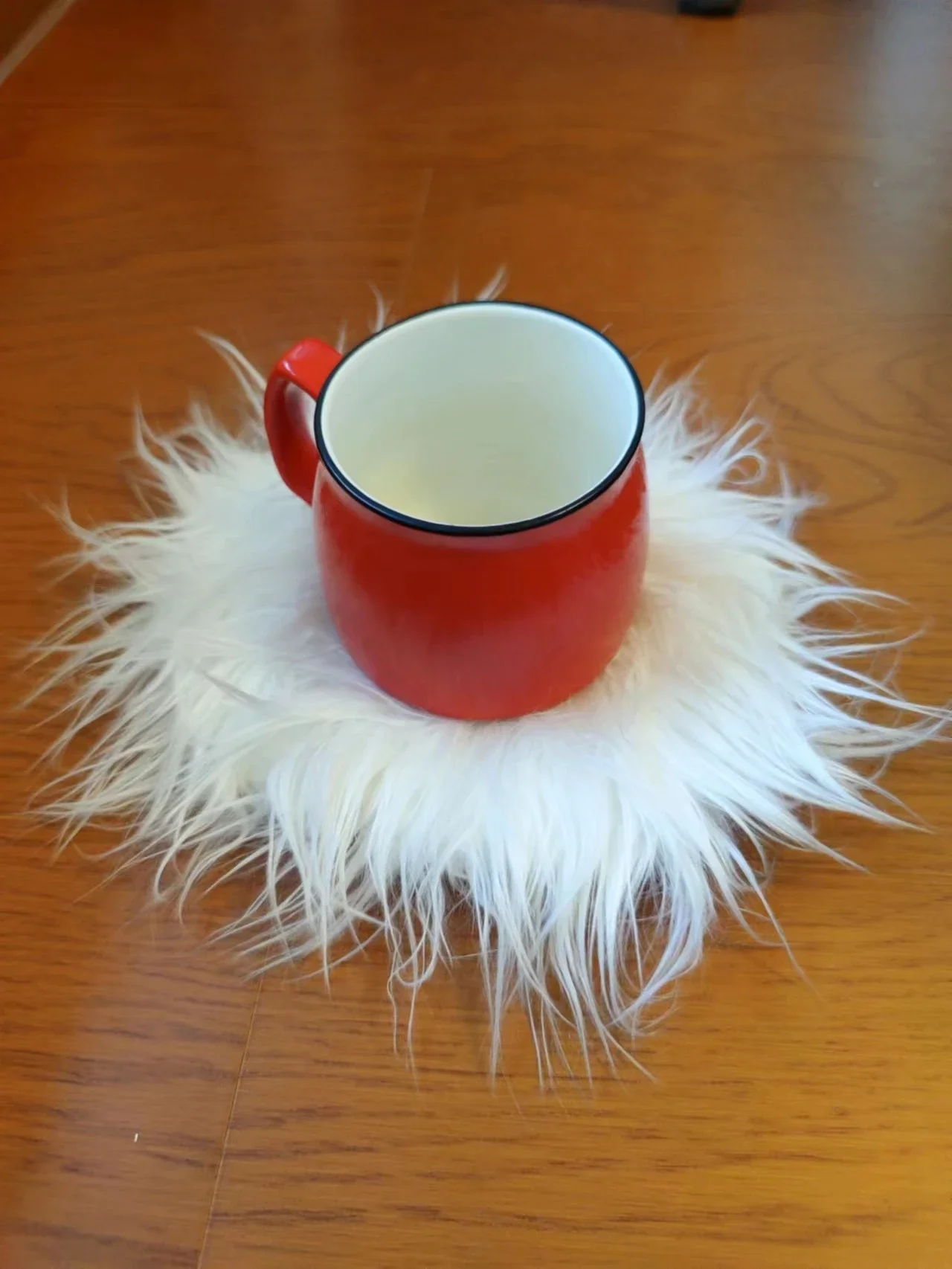 Baby Water Cup Cushion Cosmetic Cushion Plush Living Room Carpet Shaped Bedroom Bedside Mat Cut Window Home Textile Thickened Ru