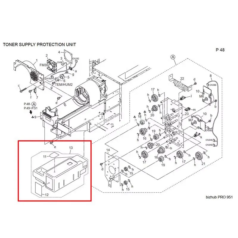 Imagem -05 - Cartucho de Toner Waste para Konica Minolta Original Novo A4eur75v22 1200 1051 1052 1250 951 1200p