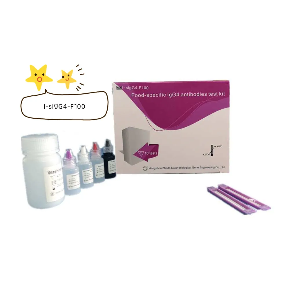 Hot Sale Zheda Dixun Food-specific IgG4 Antibofies test Kit(I-sIgG4-F100) High Sensitivity Food Intolerance Allergy Testing