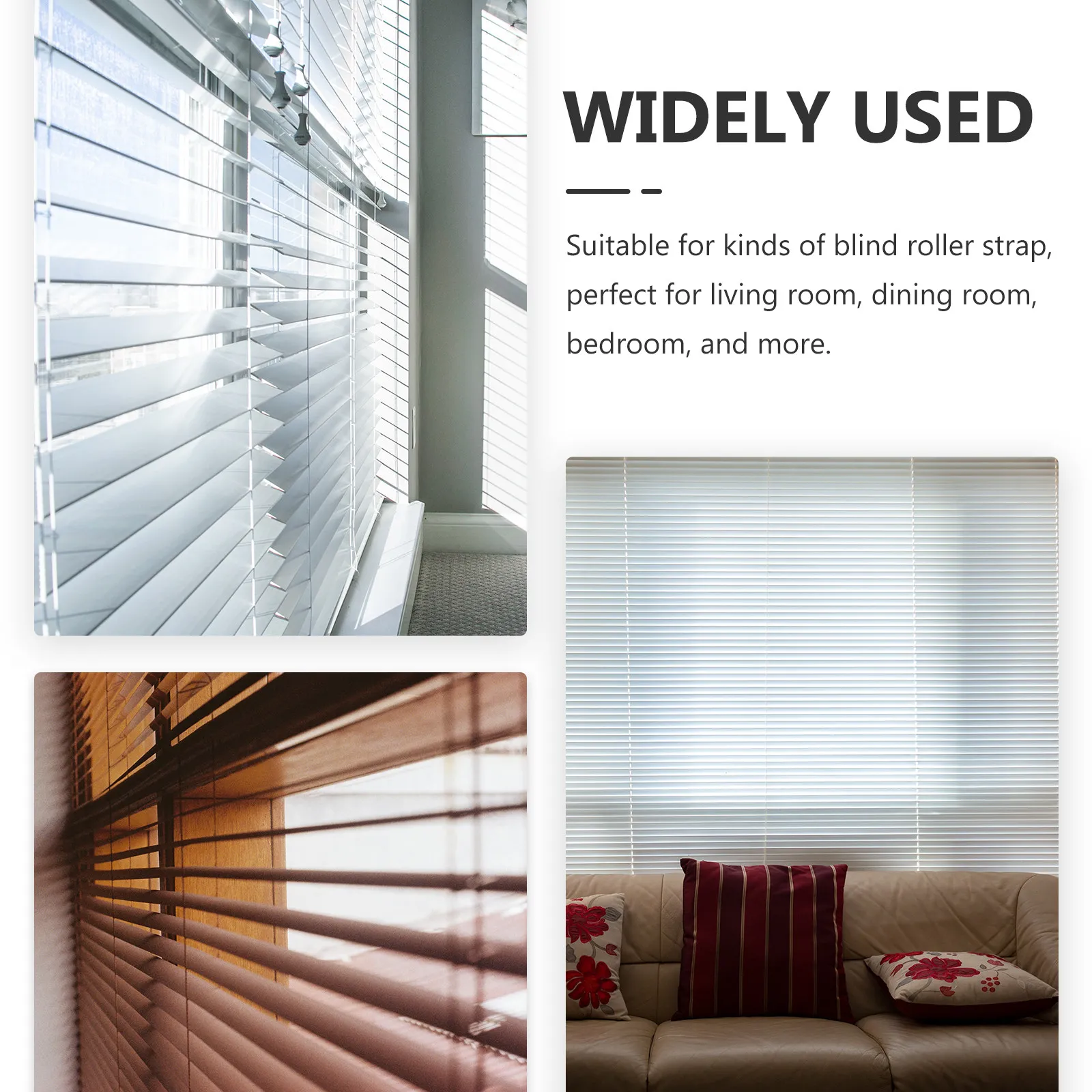 Roller Blind Cord Wrap Plastic Material Heavy Duty Stable No Shake Operation Fast Installation Perfect for Living Room Bedroom