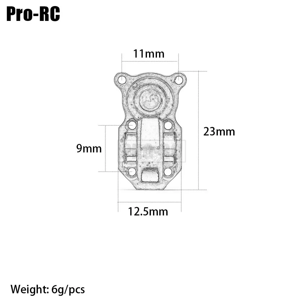 1 مجموعة سبيكة قوي جسر المحور غطاء للحماية ل RC الزاحف سيارة 1/24 محوري SCX24 90081 4WD AXI00004 ترقية أجزاء