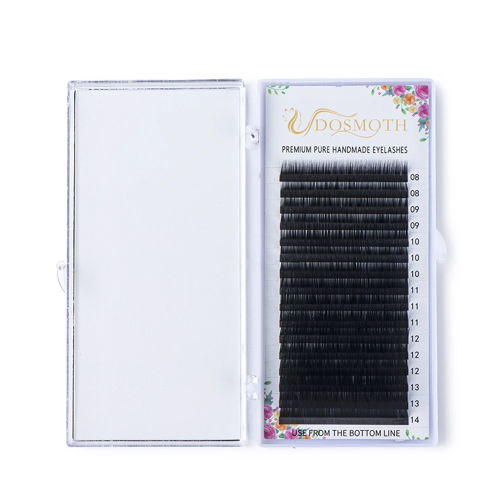 DOSMOTH 0.05/0.07 L 16rows soft eyelash extension, false eyelashes
