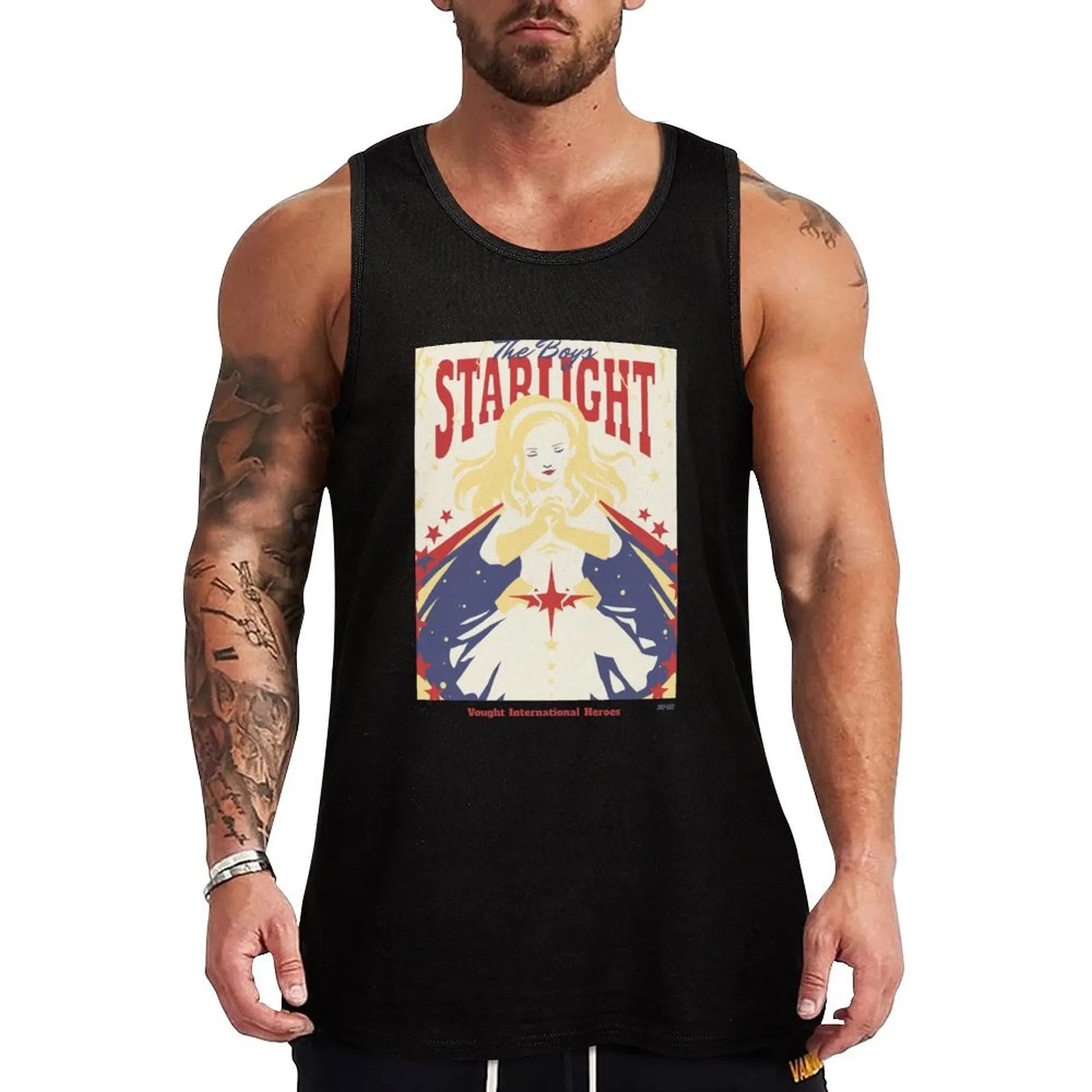 Starlight Tank Top bodybuilding men T-shirt Men's gym anime t-shirts sleeveless t-shirts for men
