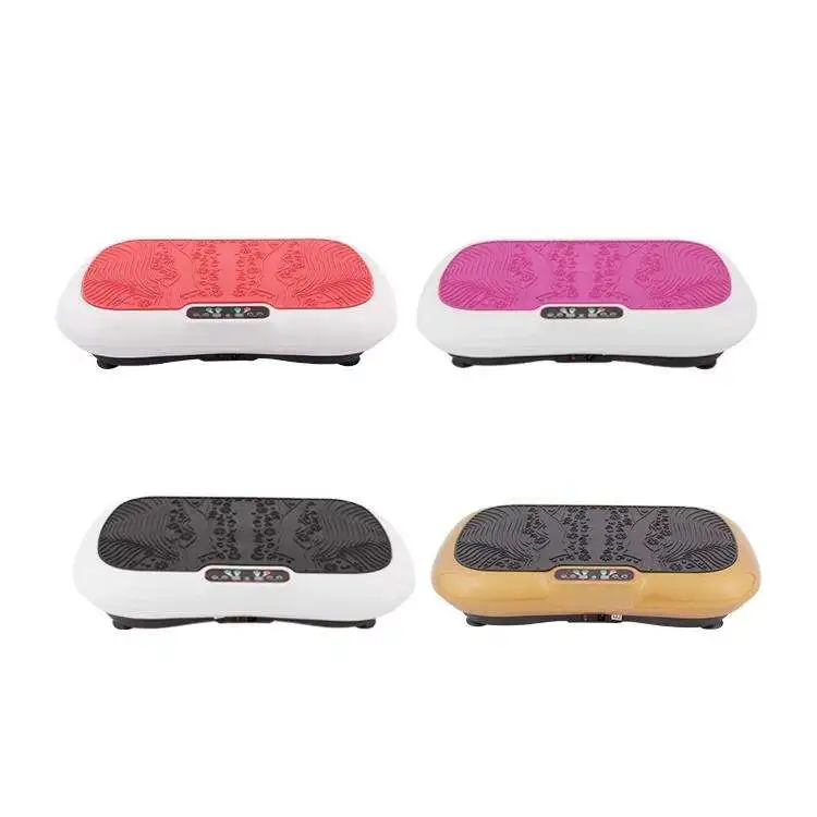 

Wholesale Electric Vibration Home Use Exercise Machine 200W Fitness Vibration Plate with Bands 1