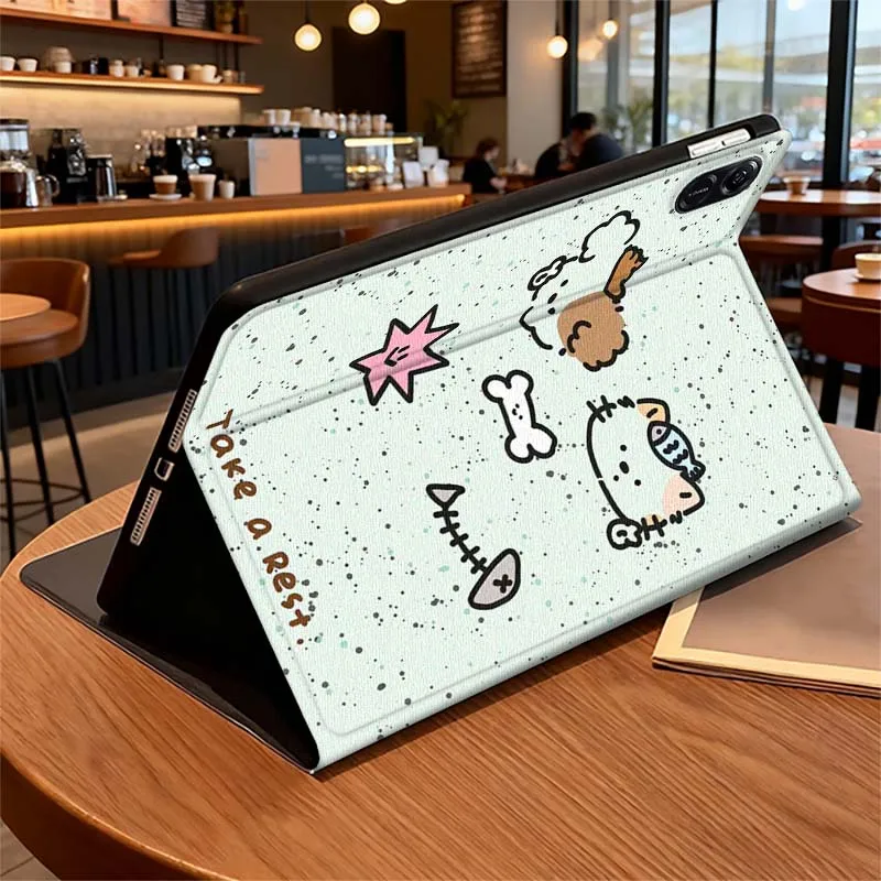 حافظة بنمط جديد للكلاب والقطط لهاتف Honor Magic Pad 6 7 X8 V6 V7 Pro V8 X9 8 V8 9 13 X8a 2 V9 GT X9a X9 GT2 13.3 بوصة تابلت