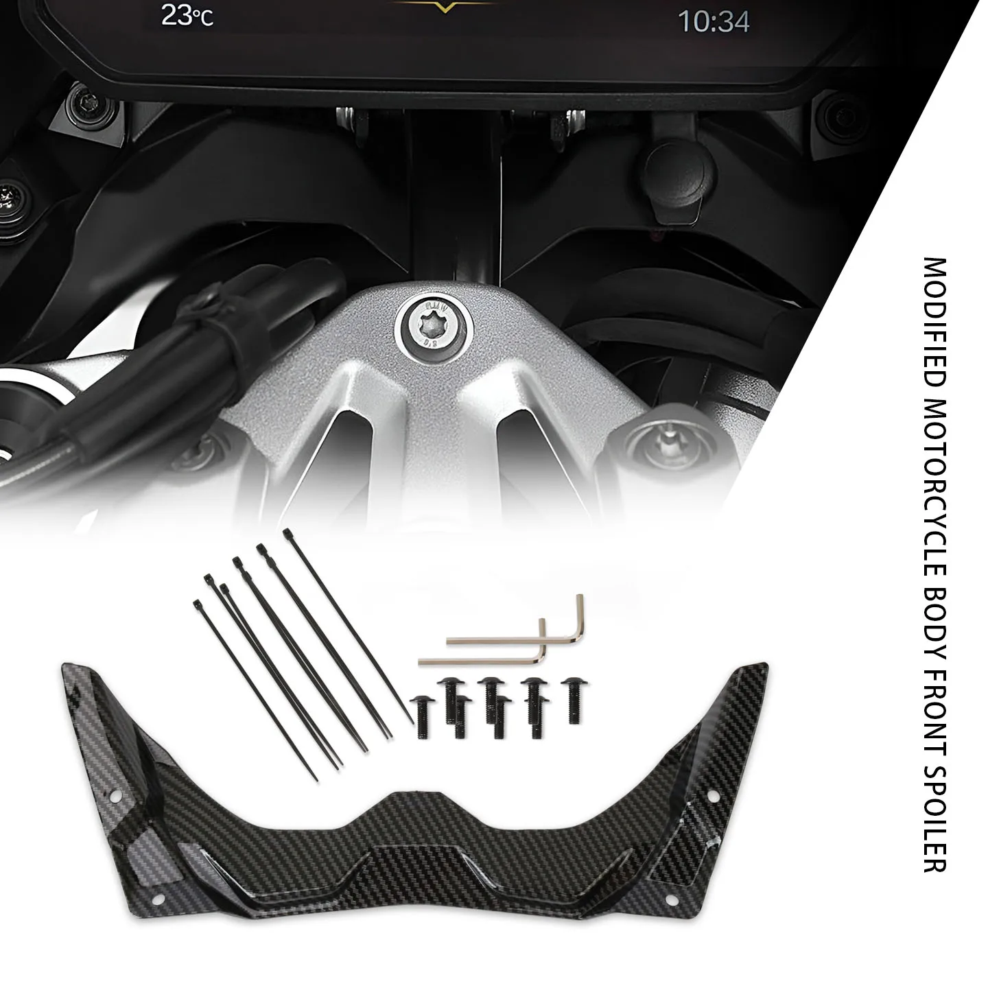 For R1300GS R1300 GS R 1300GS Motorcycle Cockpit Fairing Updraft Deflector ﻿Decorative Cover Shield