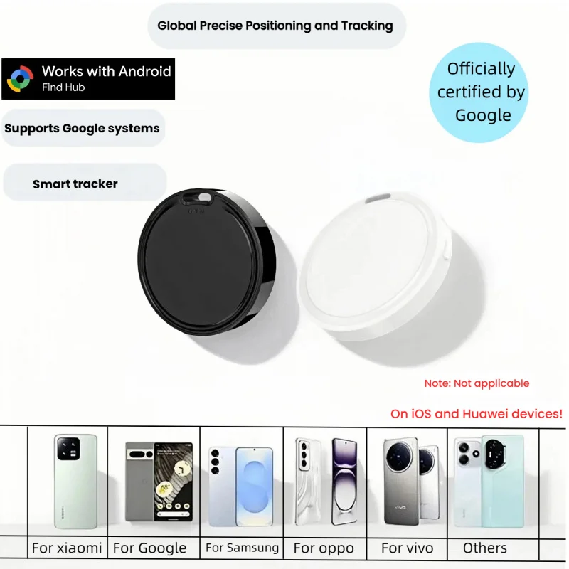 

AirTag for Android, a versatile tracker for keys, wallets, and luggage, compatible with Google Find My Items