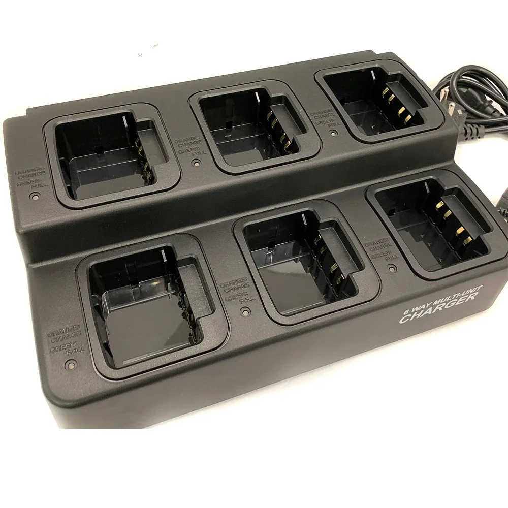 6 Ways Charger For Yaesu Vertex Walkie Talkie VX231 VX261 VX264 VX351 VX354 VX451