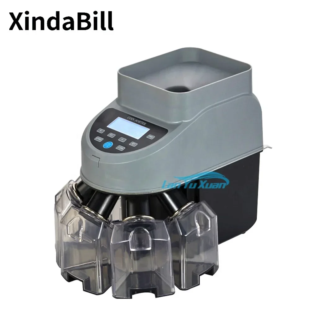 

XD-1000 High Speed Multi Currency Coin Counter & Sorter Quality Count Mix Value with Tube for EUR THB PLN CAD