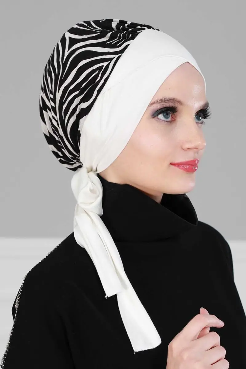 Padrão de zebra de osso penteado com cinto