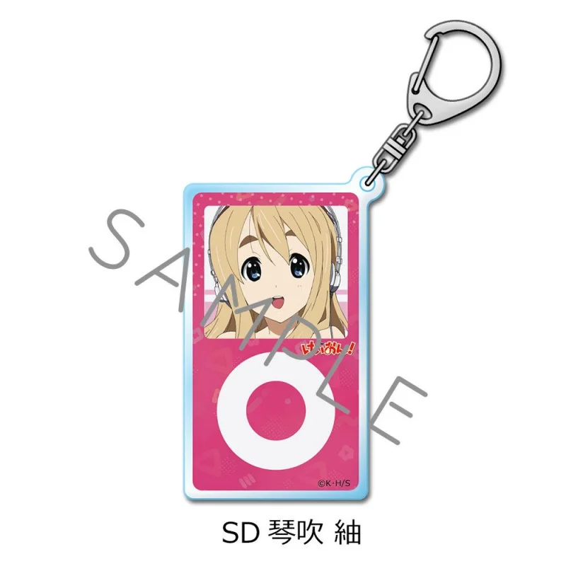 6CM Аниме K-On! Акриловые брелоки с подвесками Yui Hirasawa/Mio Akiyama украшения для сумок подарки персонажами мультфильмов друзей