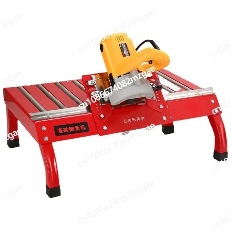 Small desktop chamfering frame sliding 45 degree chamfering machine tile chamfering machine