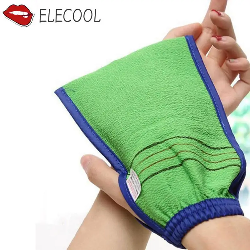 Double-Sided Towel Korean Exfoliating Bath Washcloth Body Scrub Shower Towel Portable For Adults Coarse Grain Towel