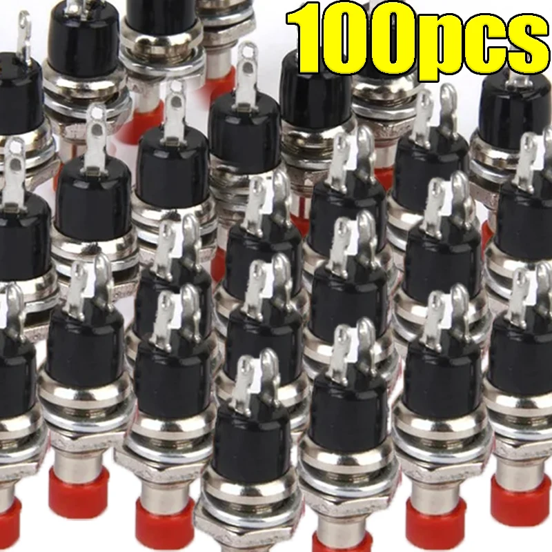 

7 мм мгновенный кнопочный переключатель, мини-круглый 2-контактный предварительно припаянный кнопочный переключатель, нормально открытый кнопочный переключатель с подсветкой