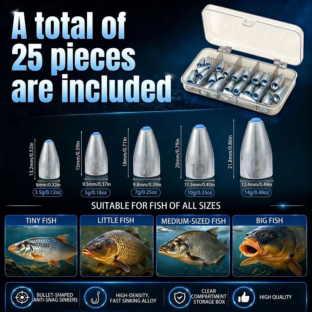 JSFUN Fishing Sinker Weights S - đánh giá và giá Fishing Equipment Wholesale