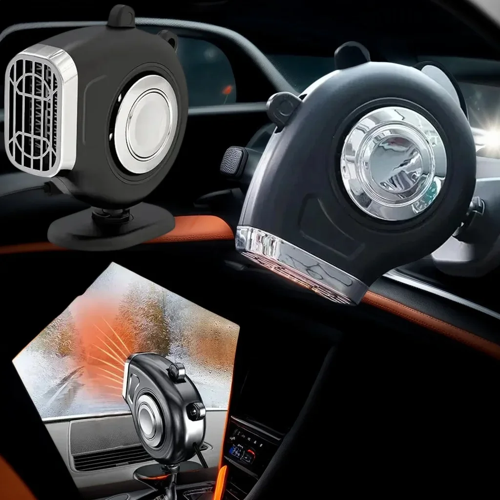 

Автомобильный обогреватель с двойным режимом 12 В — 360 ° Вращающийся размораживатель с 3-скоростным вентилятором (сертификация CE)