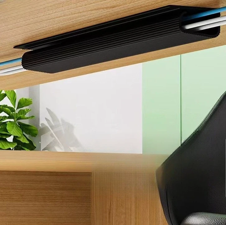 

Under-Desk Cable Organizer 40cm Self-Adhesive Cable Management Cables Raceway For Home and Office