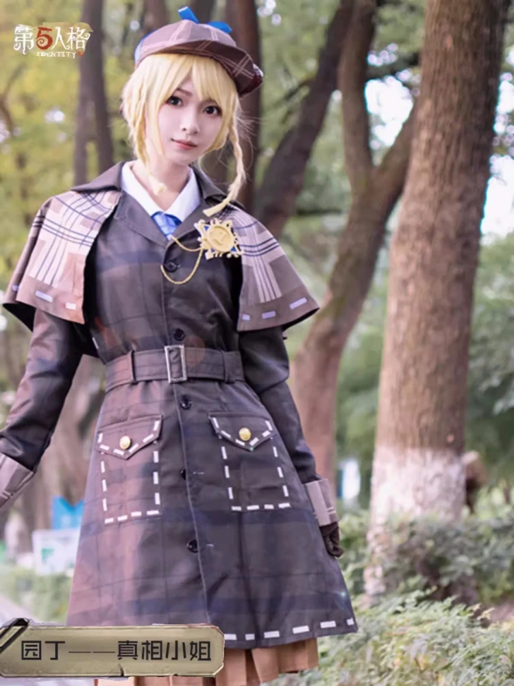 

Game Identity V Doujin Emma Woods Gardener Cosplay Costume Women Comic-con Party Cos Suit Autumn Daliy Clothes Full Set Stock