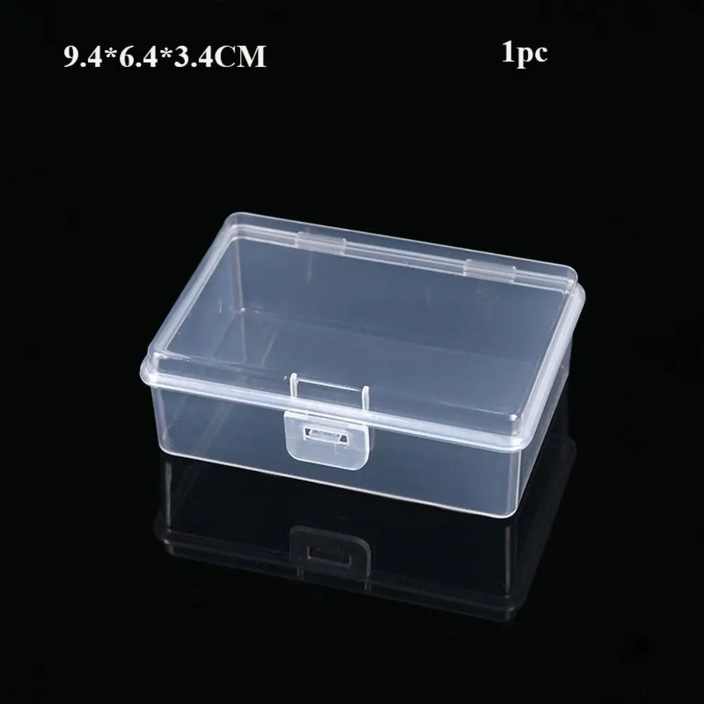 Hot Square Storage Box Transparent Plastic Small Items Case Durable Packing Boxes Power Tools Holder