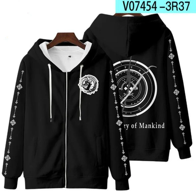 Anime NieR Automata 2B YoRHa No. 2 Type B 9S YoRHa No. 9 Type S Cosplay Costume Unisex 3D Hoodie Sweatshirt Zipper Hooded Jacket