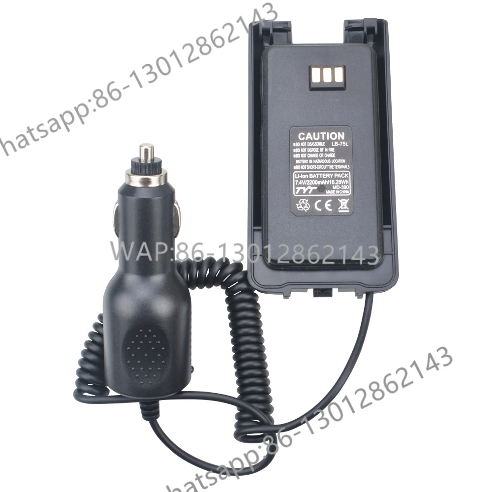 TYT Walkie Talkie MD-UV390Plus MD-UV390 TH-UV8200 MD-680 Battery Eliminator 12V Input Voltage