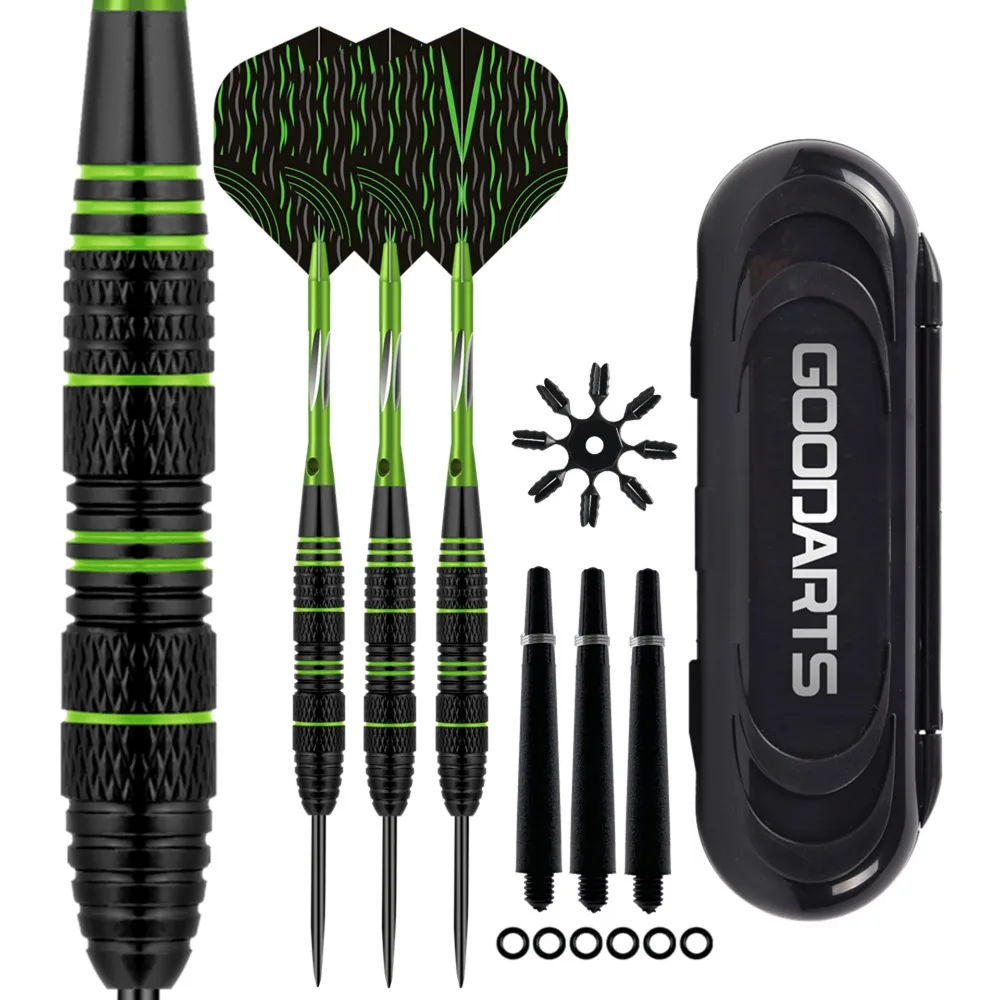 New 3 Pcs/Sets of Darts Professional 24g Steel Tip Dart with Aluminium ShaftsDart Flights High Quality for Dartboard Game