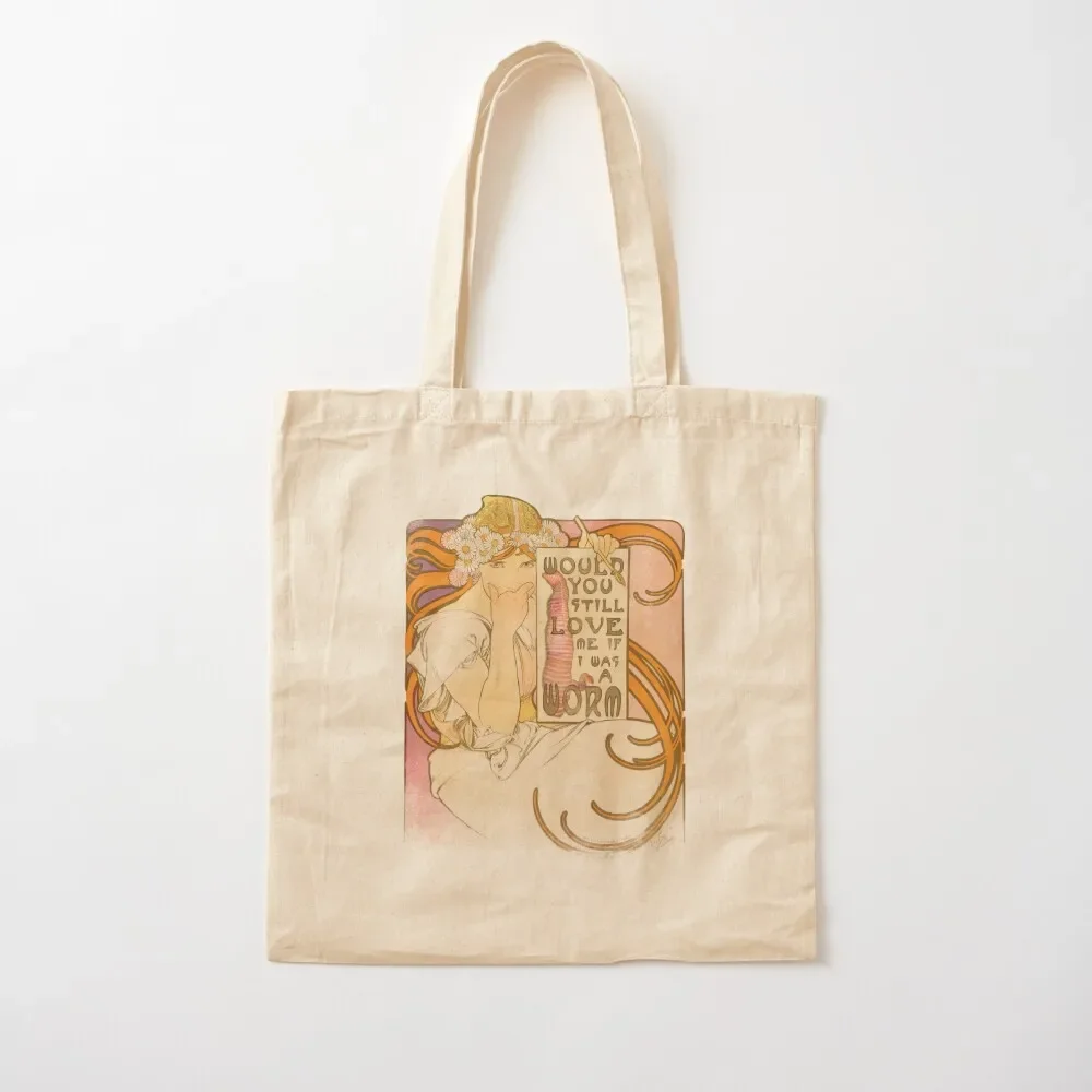 

Would You Still Love Me Mucha Tote Bag cute pouch bag Cloth bags canvas tote Tote Bag