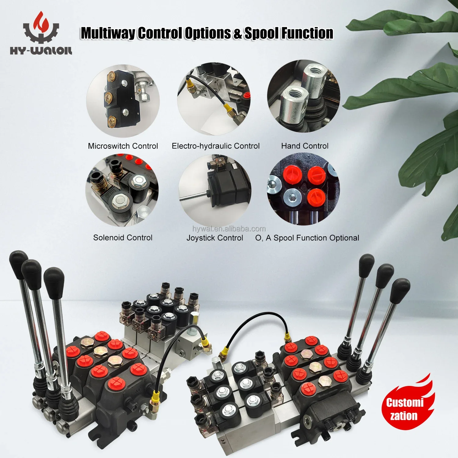 DCV100-3 Electric Sectional Multiple Hydraulic Control Valve For Wrecker Drilling Machine