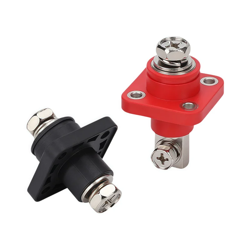 400A Battery Power Terminal New Energy Storage Inverter RV Lithium Batter Connector 120-300A Square Through Wall Terminal Block