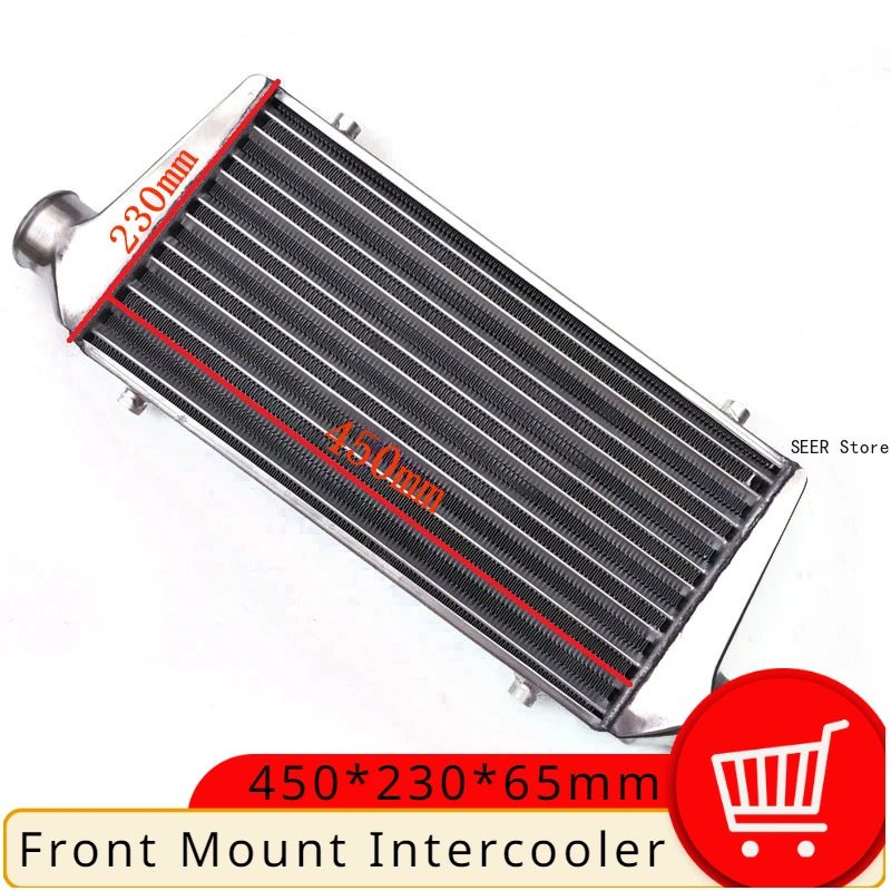 450*230*65mm High Quality Turbo Intercooler Bar&plate OD=63mm Front Mount Intercooler Charge Air Cooler Car Accessories