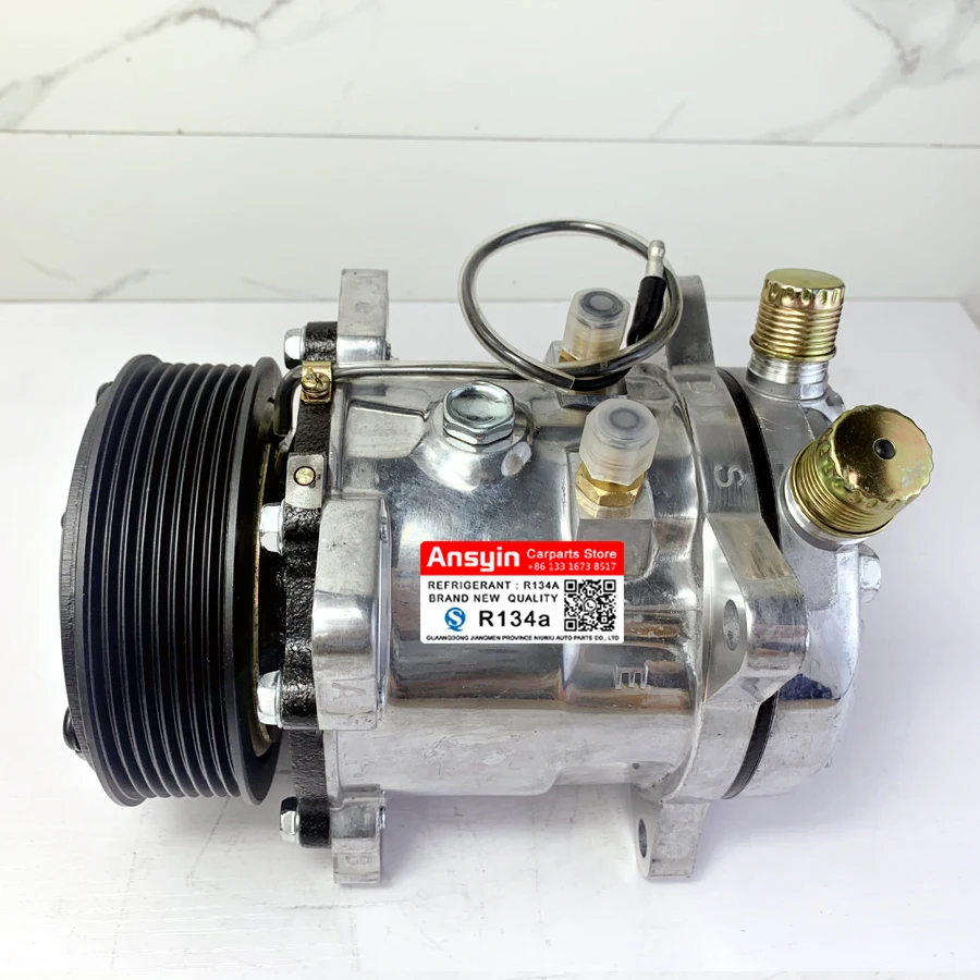 Electric SD5125 6328 Universal Auto Car Air Conditoner AC A/C Compressor For SANDEN 507 5H11 5125 6328 8PK 12V / 24V